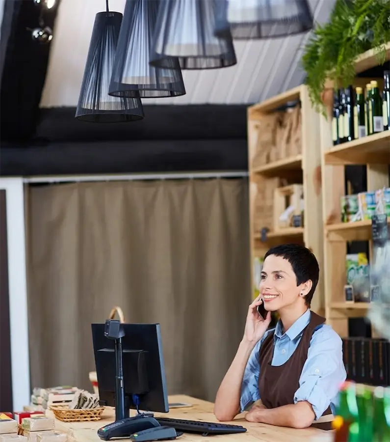 Small Business Owner Managing Daily Operations