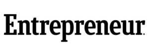 The Entrepreneur magazine brand logo in bold black serif text on a solid white background.